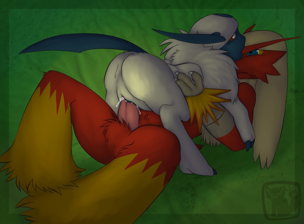 absol anthro anthro_on_feral anthro_penetrating anthro_penetrating_feral avian bestiality biped bird blaziken blue_eyes bodily_fluids butt cum cum_in_vagina cum_inside digital_media_(artwork) digitigrade duo e621 erection female female_on_anthro female_penetrated feral feral_penetrated from_front_position generation_3_pokemon genital_fluids genitals interspecies larger_anthro larger_male looking_back lying male male/female male_on_feral male_penetrating male_penetrating_female nayoko_the_kitten nintendo nude on_back penetration penile penile_penetration penis penis_in_vagina pokemon pokemon_(species) quadruped red_eyes reverse_missionary_position sex size_difference smaller_female smaller_feral smaller_penetrated vaginal vaginal_penetration vulva