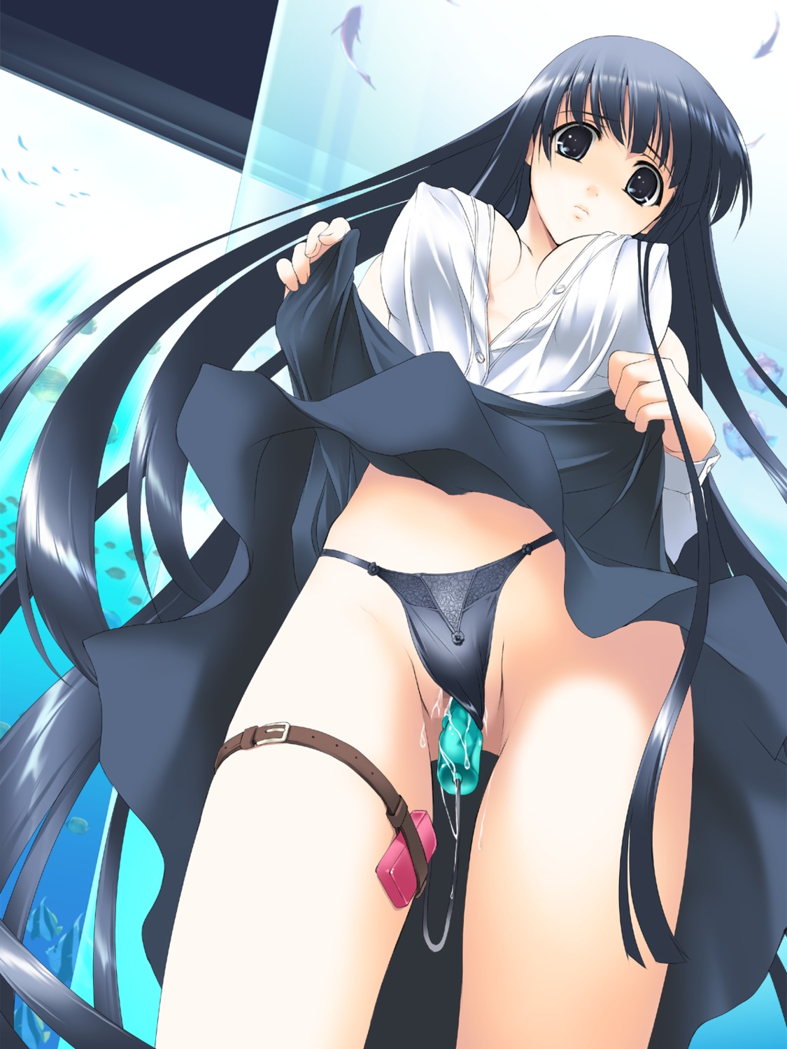 breasts censored chain-reaction clothed_masturbation clothing erect_nipples erect_nipples_under_clothes female kikurage kusakabe_yuuki large_breasts masturbation nipples panties rule34 skirt to_heart_(series) to_heart_2 vibrator