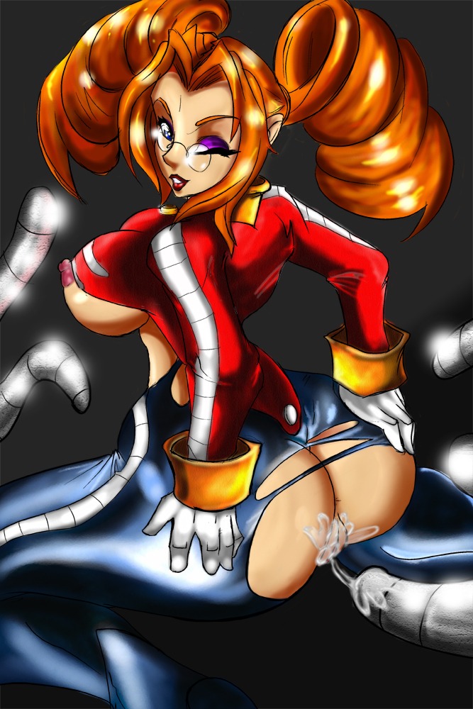 1girls anus areola ass beige_skin bimbo blue_eyes breasts cleavage clothes color consensual_tentacles dr._eggman dr_robotnik eyeshadow eyewear female female_only furry glasses gloves hair human lipstick makeup nipples orange_hair pussy ribbon_curls rule34 rule_63 sega smile solo sonic_(series) sonic_the_hedgehog_(series) straight_hair tentacle tentacles tied_hair torn_clothes twintails voluptuous wink