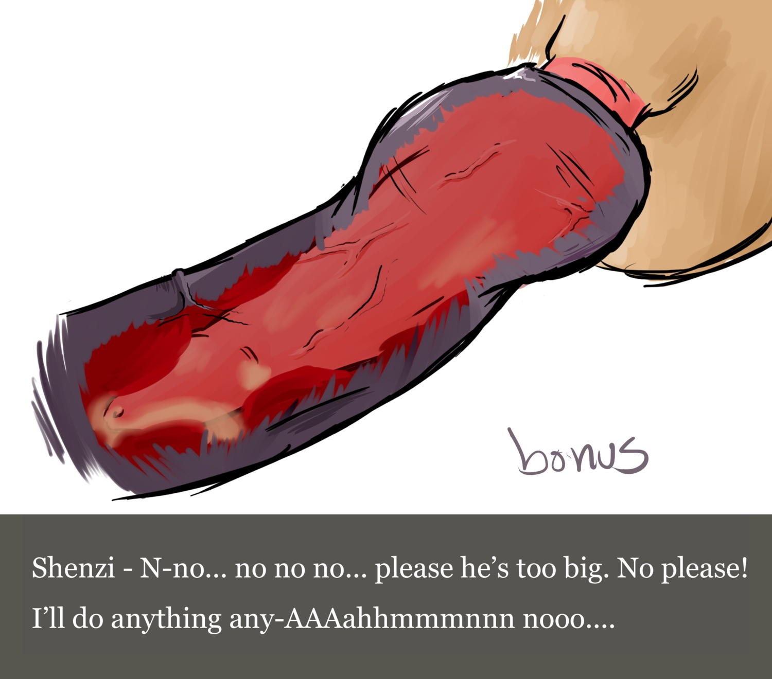 ambiguous_species animal_genitalia animal_penis balls begging begging_for_mercy boywiththebrokenhalo canine_genitalia canine_penis digital_media_(artwork) disembodied_penis disney duo e621 english_text erection female female_penetrated feral forced genitals hi_res hyena internal knot knot_bulge knotting male male/female male_penetrating male_penetrating_female mammal pain panicking penetration penile penile_penetration penis penis_in_pseudo-penis pink_penis pseudo-penile_penetration pseudo-penis pseudo-urethral_penetration purple_pseudo-penis rape rough_sex sex sheath shenzi_(the_lion_king) spotted_hyena text the_lion_king urethra vaginal vaginal_penetration vein veiny_pseudo-penis