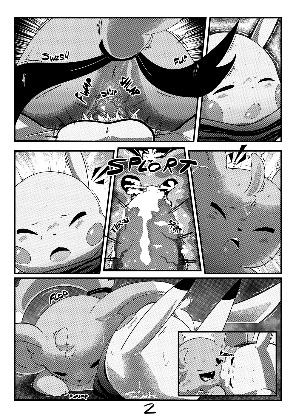 comic conditional_dnp cowgirl_position duo e621 erection female from_front_position generation_1_pokemon generation_5_pokemon genitals greyscale hi_res insomniacovrlrd internal kissing male male/female mammal minccino monochrome nintendo on_bottom on_top penis pikachu pokemon pokemon_(species) rodent screentone sex sound_effects straddling vulva