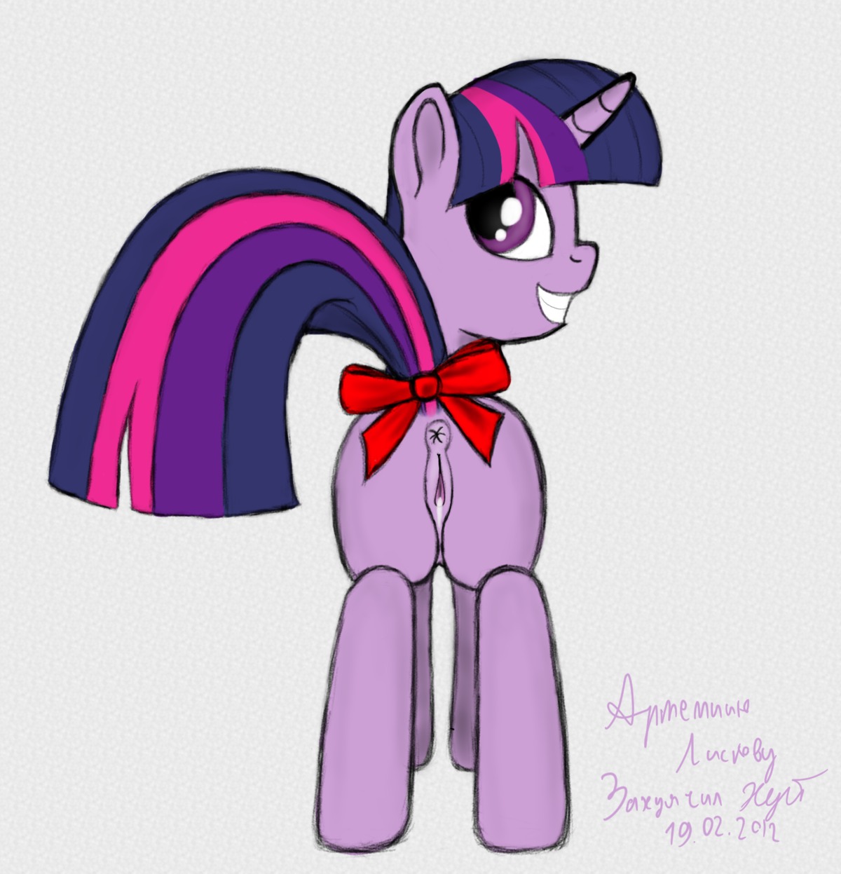 2012 equine female feral friendship_is_magic horse my_little_pony pony rule34 straight_hair tagme twilight_sparkle_(mlp) unicorn xyi