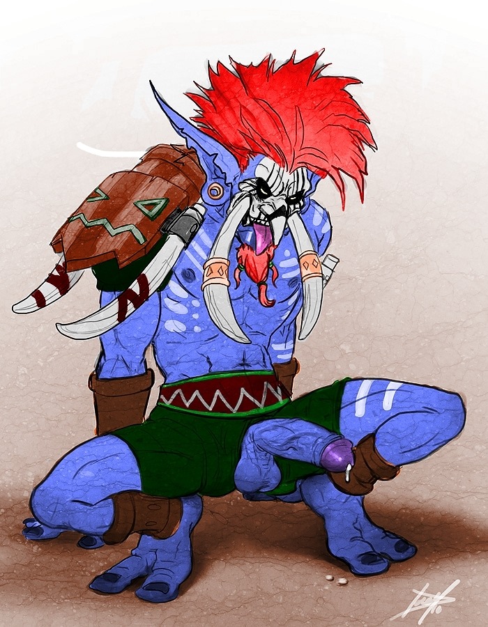 1boy male male_only rule34 solo troll_(warcraft) troll_male vol'jin warcraft world_of_warcraft