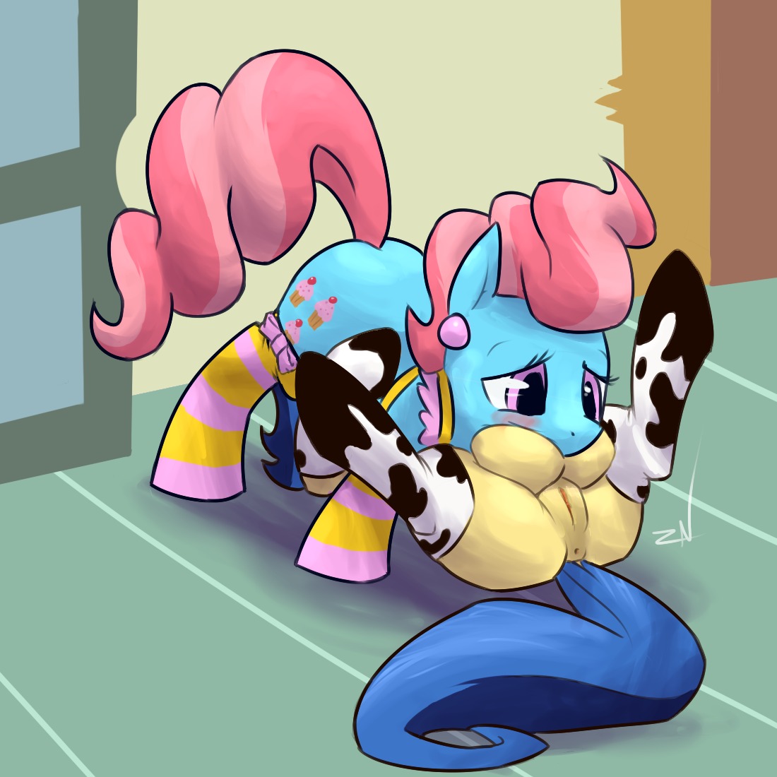 1:1 69_position anus blush canon_x_oc duo e621 earth_pony equid equine fan_character female female/female feral freckles friendship_is_magic genitals hasbro horse humanoid_genitalia humanoid_vulva inside lying mammal milky_way_(flash_equestria) mrs._cake_(mlp) my_little_pony on_back on_ground oral ponchuzn pony sex tail teat_suck teats vulva