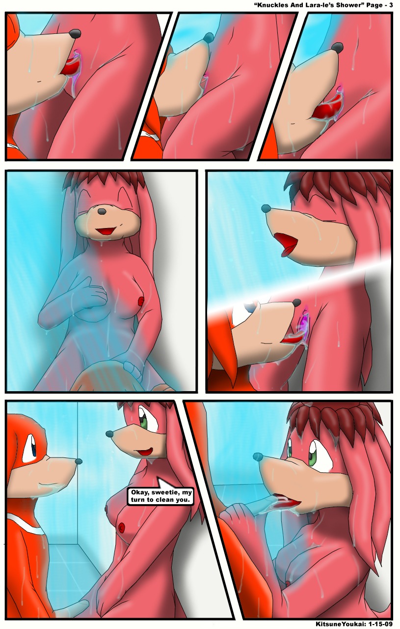 anthro boner breasts cum cum_on_tongue echidna female fur grope incest kitsune_youkai knuckles_the_echidna lara-le male mammal monotreme mother_and_son oral_sex pussy rule34 shower sonic_(series) straight tagme tongue