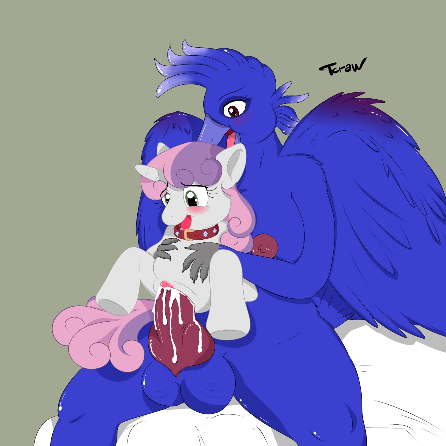 age_difference anthro anthro_on_feral avian balls bird cub cum cum_in_pussy cum_inside equine female female_cub feral friendship_is_magic futanari horse intersex my_little_pony penetration penis pony pussy rule34 straight_hair sweetie_belle_(mlp) tagme tecraudio unicorn young