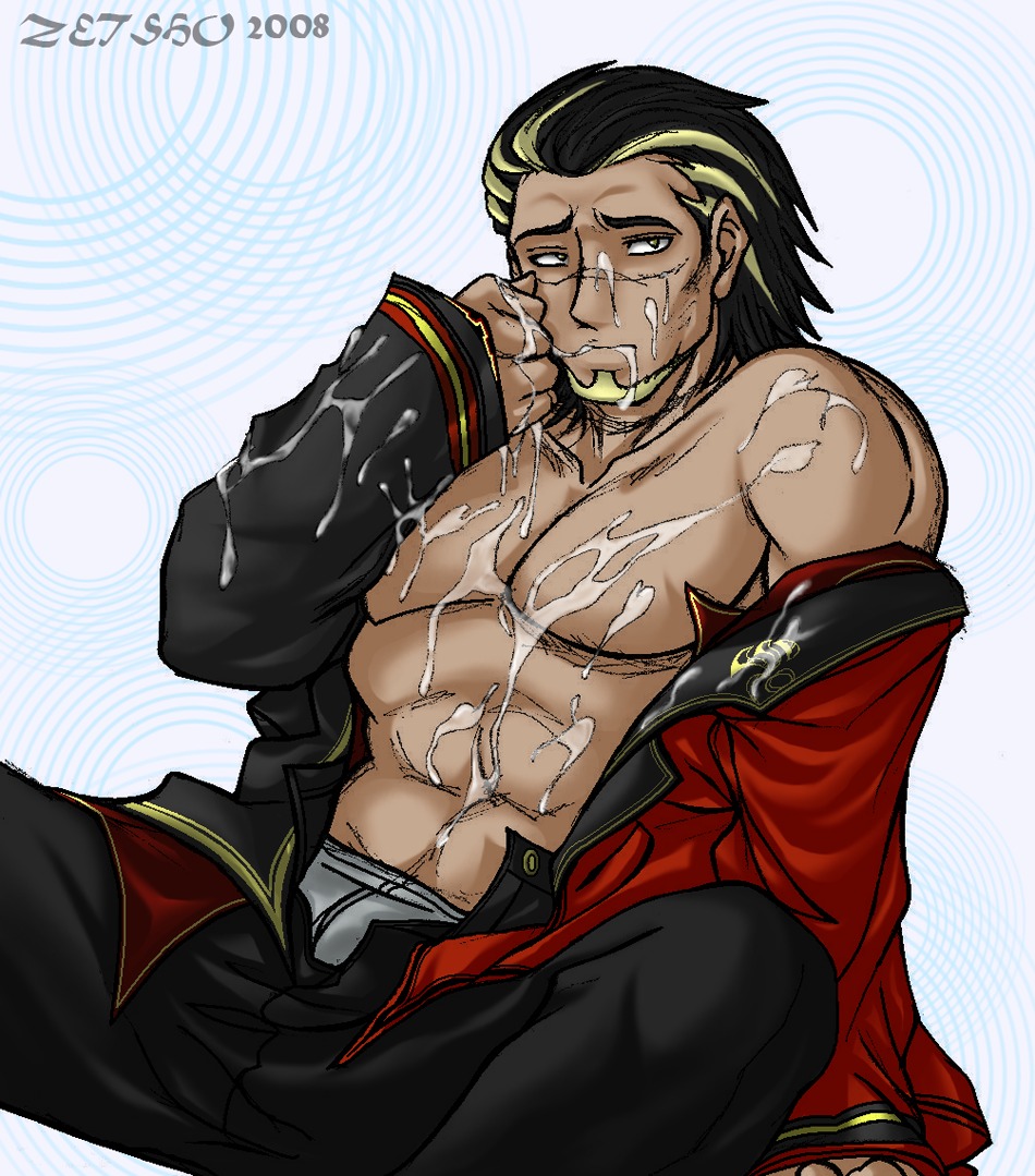 1boy 2008 bulge duke_(kof) gay king_of_fighters king_of_fighters_maximum_impact male male_only rule34 snk solo tagme type_d video_games zetsho