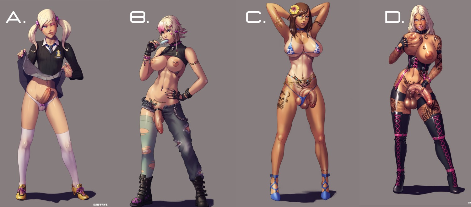 1boy 3futas abs areolae balls balls_in_panties beauty_mark bikini blonde_hair boots breast_grab breasts brown_hair bulge choker cleavage cock_ring corset crossdressing curvy denim dmitrys erect_nipples erection erection_under_clothes erection_under_skirt female fingerless_gloves fingernails futa_is_bigger futa_with_futa futa_with_male futanari garter_belt glasses hair hair_ornament huge_breasts huge_penis intersex jeans katherine_(dmitrys) large_balls large_penis male megane mizugi mole muscular muscular_futa nail_polish navel nipple_piercing nipples panties panty_bulge penis penis_in_panties penis_out penis_size_difference penis_under_clothes penis_under_skirt piercing punk rule34 school_uniform schoolgirl shirt_lift skirt skirt_lift standing stroke tanline tattoo teenager thighhighs thong tied_hair tongue tongue_piercing torn_clothes trap twintails two-tone_hair veiny veiny_penis western wink