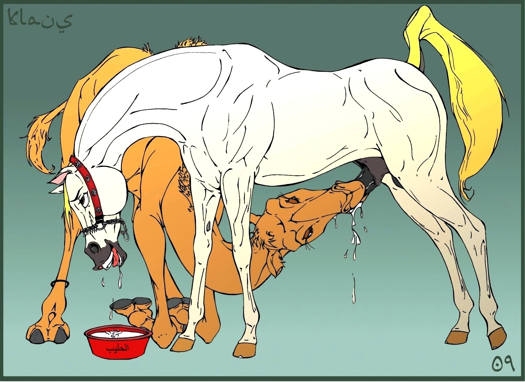 2009 animal_genitalia animal_penis bodily_fluids bucket camel camelid cloven_hooves container cum cum_in_mouth cum_inside deep_throat duo e621 equid equine equine_genitalia equine_penis erection eye_roll eyelashes eyes_closed fatty_humps fellatio female female_penetrated feral feral_on_feral fur genital_fluids genitals grey_eyes halter hi_res hooves horse interspecies klaus_doberman kneeling looking_pleasured male male/female male_penetrating male_penetrating_female mammal oral oral_penetration orgasm penetration penile penis raised_tail saliva sex simple_background tail tongue tongue_out unguligrade