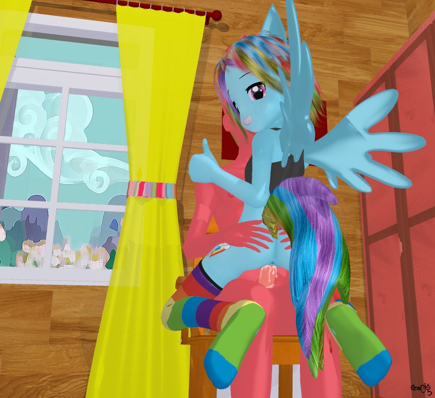 anonjg female friendship_is_magic my_little_pony rainbow_dash_(mlp) rule34 smooth_skin tagme