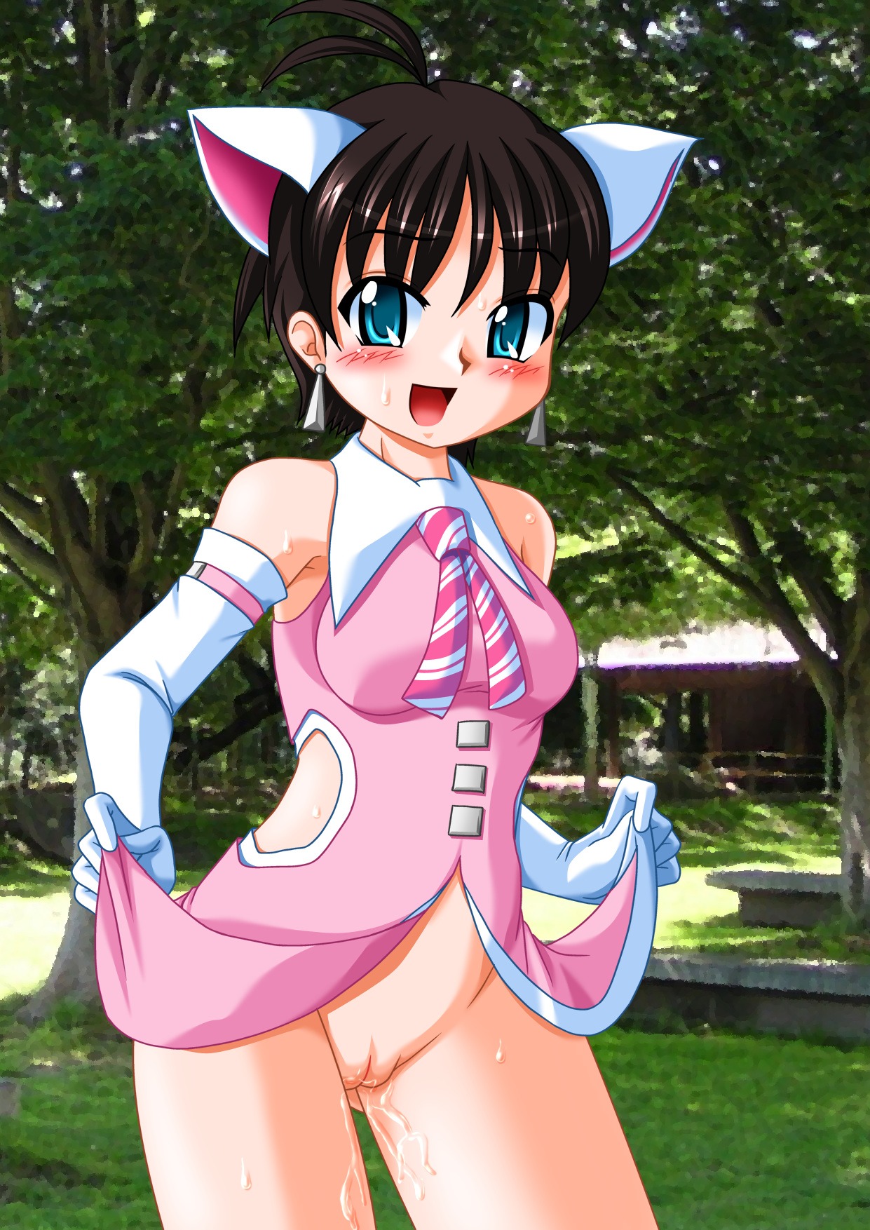 artist_request female idolmaster kikuchi_makoto no_panties rule34 tagme