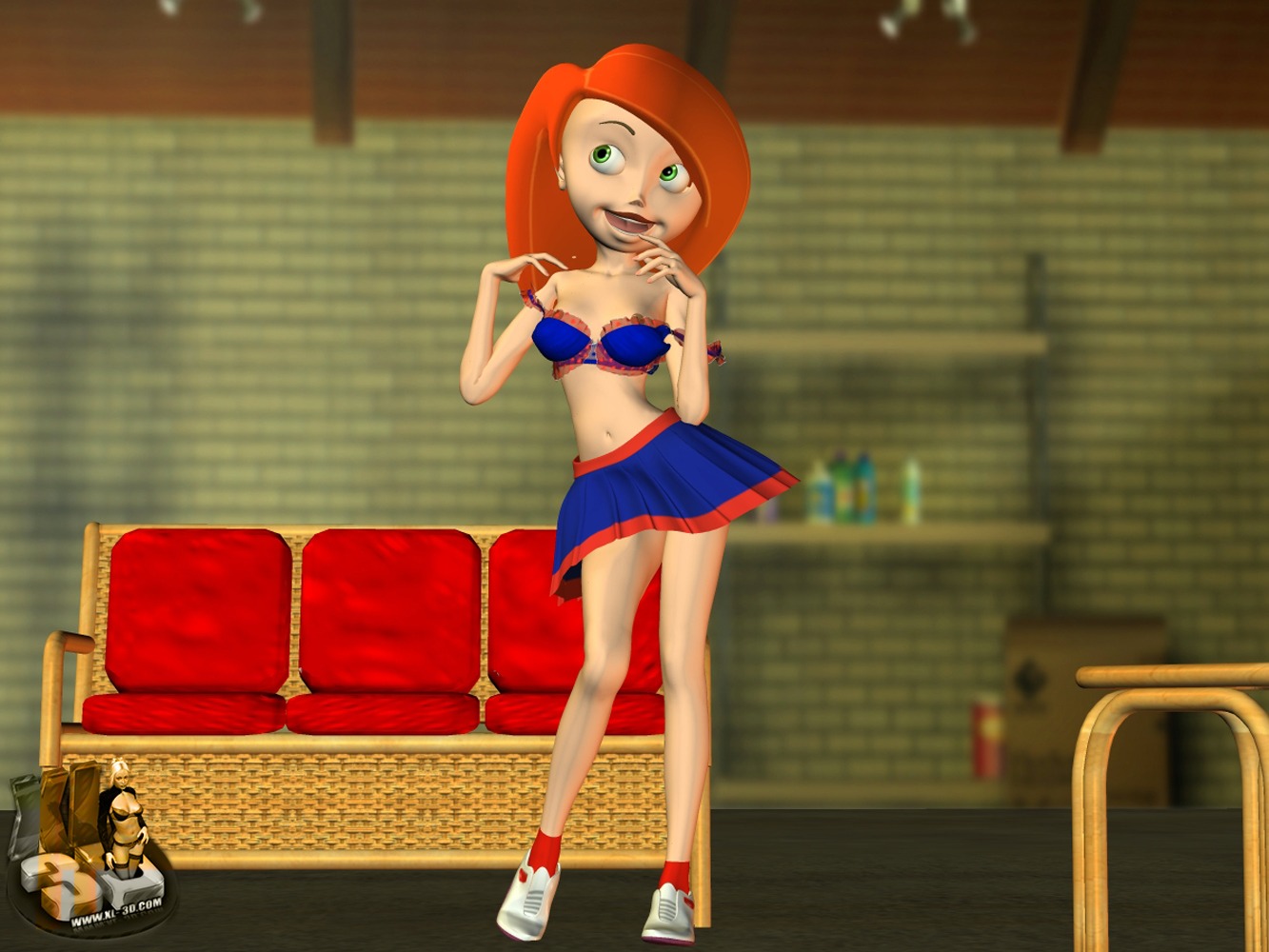 disney female female_only human kim_possible kimberly_ann_possible nipples rule34 solo straight_hair tagme