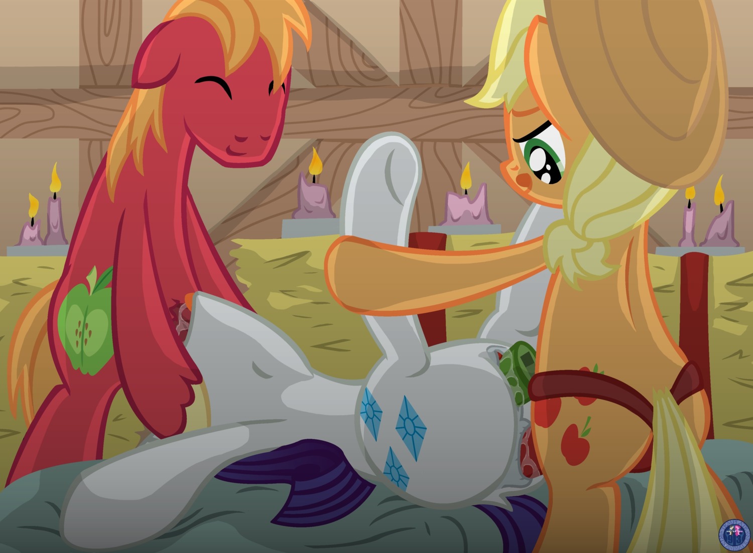 2013 absurd_res anal anal_penetration anus applejack_(mlp) big_macintosh_(mlp) bisexual blonde_hair bodily_fluids butt candle clothing cowboy_hat curly_hair cutie_mark dildo dildo_in_vagina dildo_insertion double_penetration e621 earth_pony equid equine eyes_closed fellatio female female/female female_penetrating feral fetlocks friendship_is_magic fur genital_fluids genitals green_eyes group group_sex hair happy hasbro hat hay head_grab headgear headwear hi_res hooves horn horse indirect_incest_(lore) leg_grab legs_up looking_down lying male male/female male_penetrating mammal mostly_nude my_little_pony mythological_creature mythological_equine mythology nude object_in_ass on_back oral oral_penetration orange_hair penetration penile penis pony purple_hair rarity_(mlp) red_body red_fur saliva sex sex_toy sex_toy_in_ass sex_toy_in_vagina sex_toy_insertion smile spitroast standing strapon strapon_in_ass strapon_insertion strapon_sex table_lotus_position template93 threesome tongue tongue_out toying_partner trio unicorn vaginal vaginal_fluids vaginal_penetration vibrator vibrator_in_vagina vulva wearing_strapon white_body white_fur