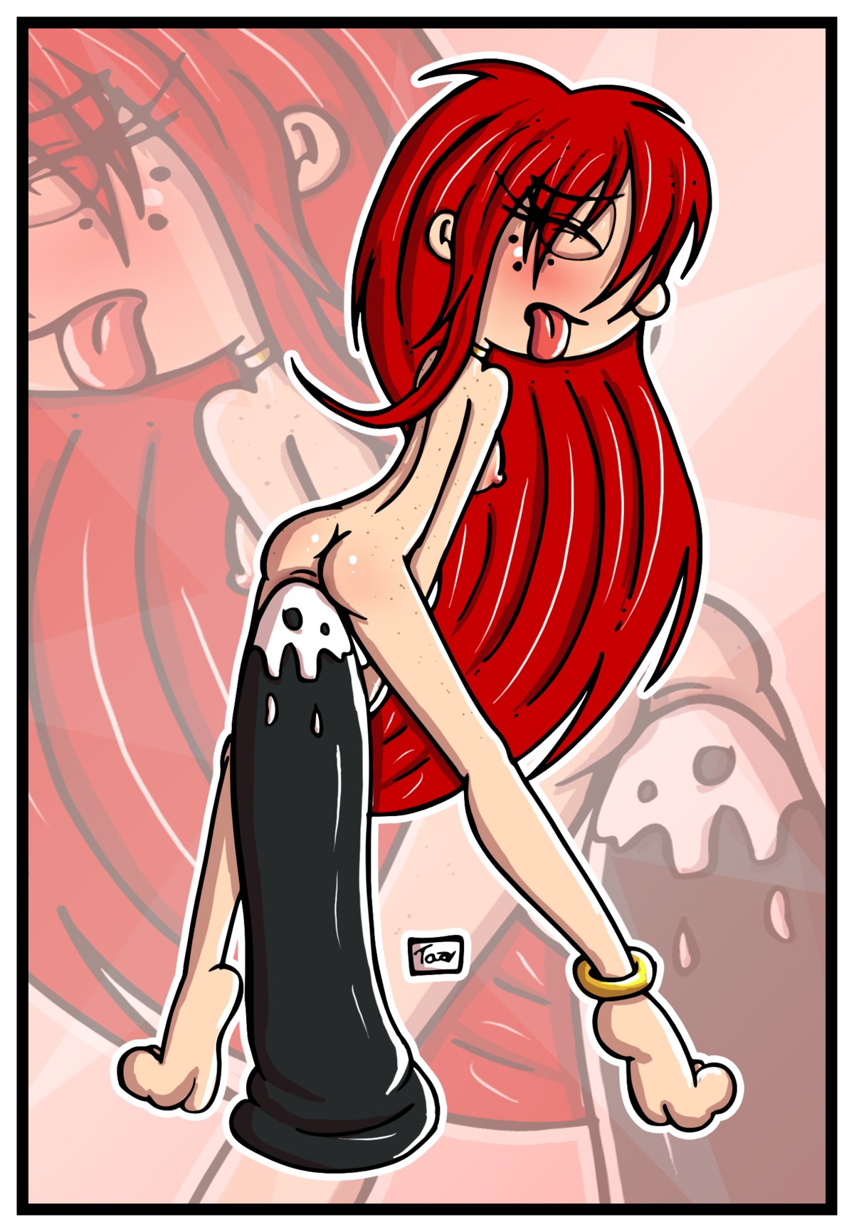 anus female female_only hey_arnold! innocenttazlet lila_sawyer nickelodeon nipples nude red_hair rule34