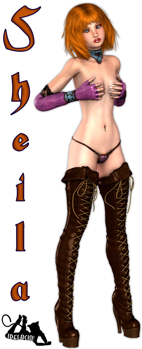 1girls 3d boots breasts collar dungeons_and_dragons dungeons_and_dragons_(cartoon) elbow_gloves female gloves high_heel_boots high_heels idelacio naked_boots naked_footwear naked_gloves nude panties rule34 sheila_the_thief thigh_boots