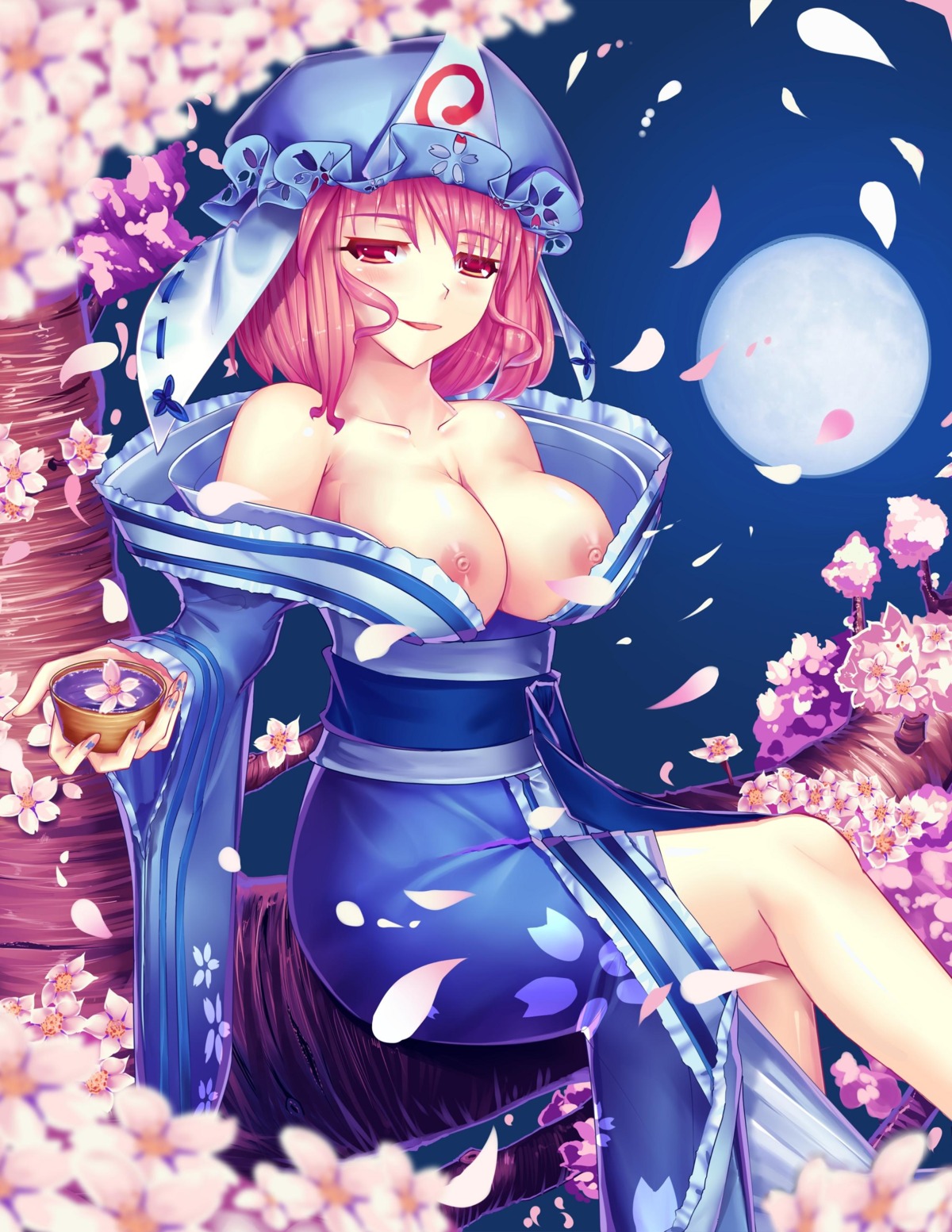female rule34 tagme touhou yuyuko_saigyouji