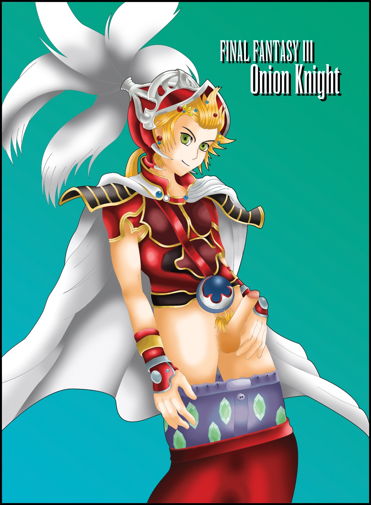 dissidia final_fantasy final_fantasy_iii male male_only onion_knight rule34 tagme