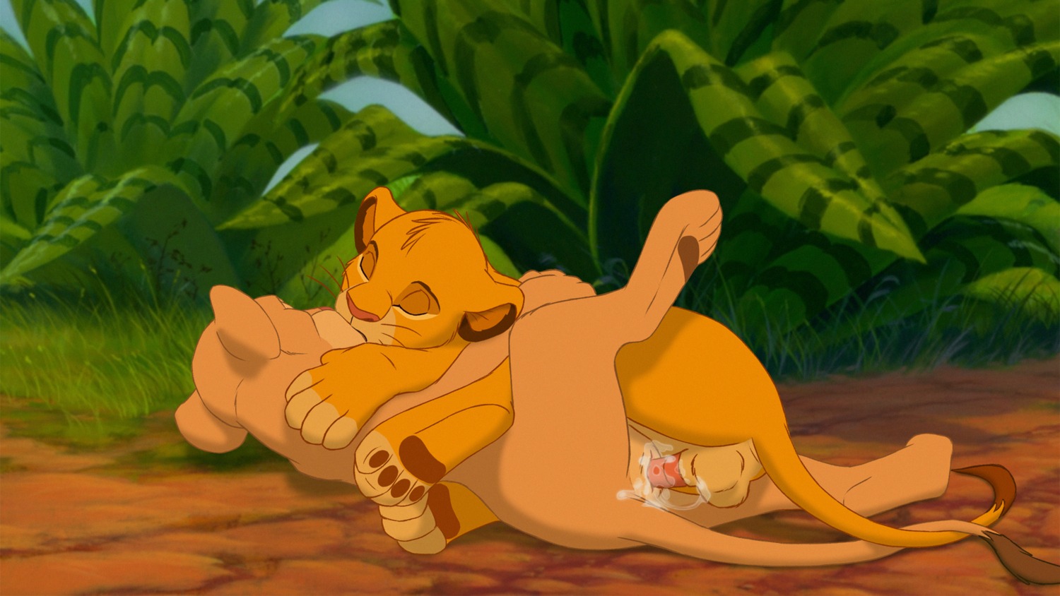 16:9 balls bodily_fluids canon_couple child child_on_child cum cum_in_vagina cum_inside detailed_background digitigrade disney duo e621 erection felid female female_feral female_penetrated feral feral_on_feral feral_penetrated feral_penetrating feral_penetrating_feral from_front_position genital_fluids genitals hi_res kiss_on_lips kissing lion lying male male/female male_feral male_penetrating male_penetrating_female mammal missionary_position nala_(the_lion_king) nude on_back on_model outside pantherine penetration penile penile_penetration penis penis_in_vagina quadruped romantic romantic_couple sex simba_(the_lion_king) spread_legs spreading tail the_giant_hamster the_lion_king tongue toony vaginal vaginal_penetration vulva widescreen young young_female young_feral young_male young_on_young