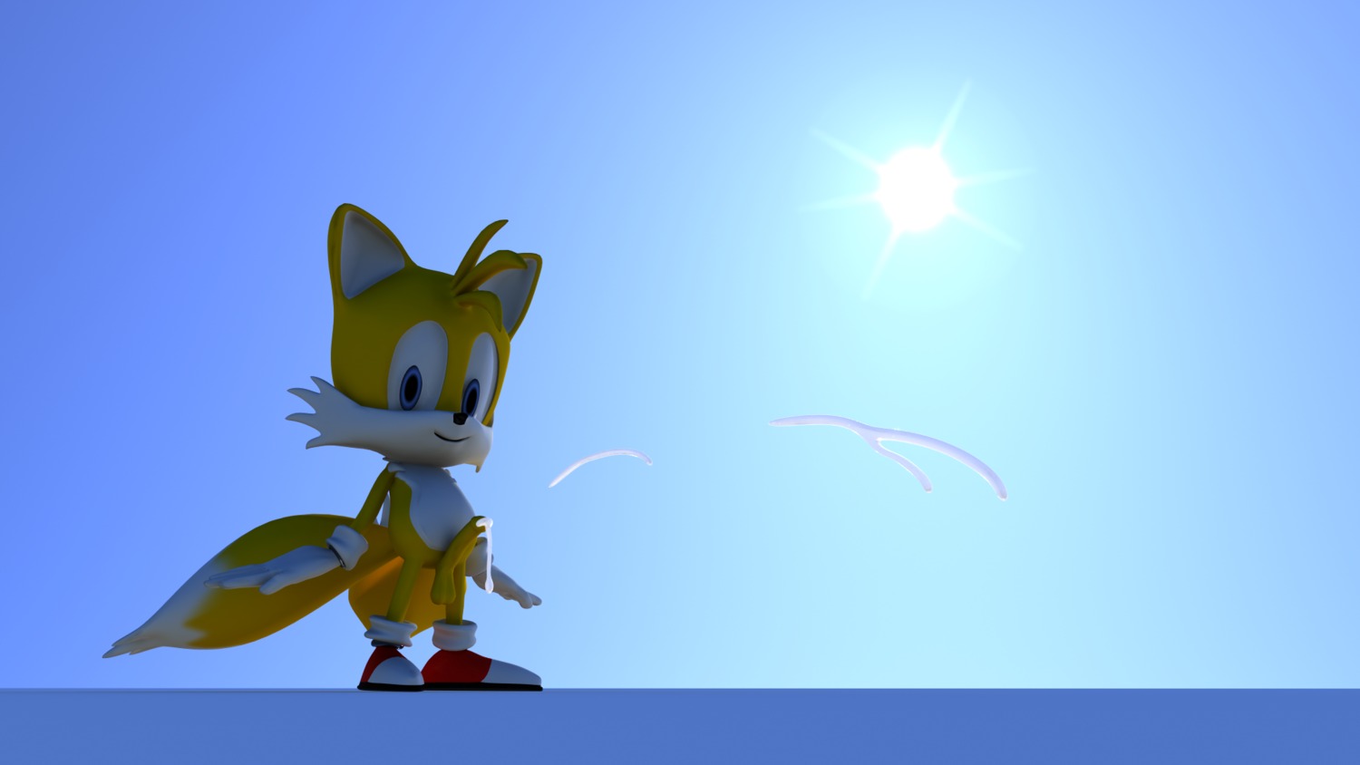 3d anthro canine cum day fox fur male male_only mammal nude outdoors penis rule34 sky solo sonic_(series) standing tagme tails tails_the_fox