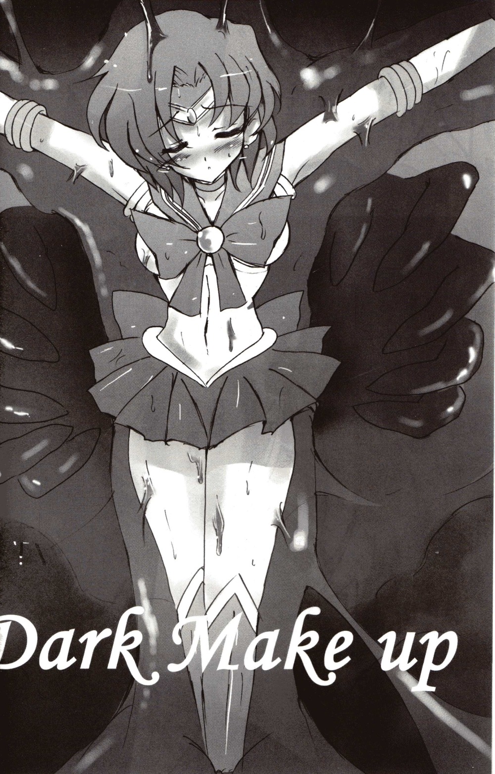 2007 ami_mizuno bishoujo_senshi_sailor_moon blush breasts clothing female female_only hiro_(uragiri_no_doukutsu) human rule34 sailor_mercury skirt small_breasts smooth_skin solo tagme