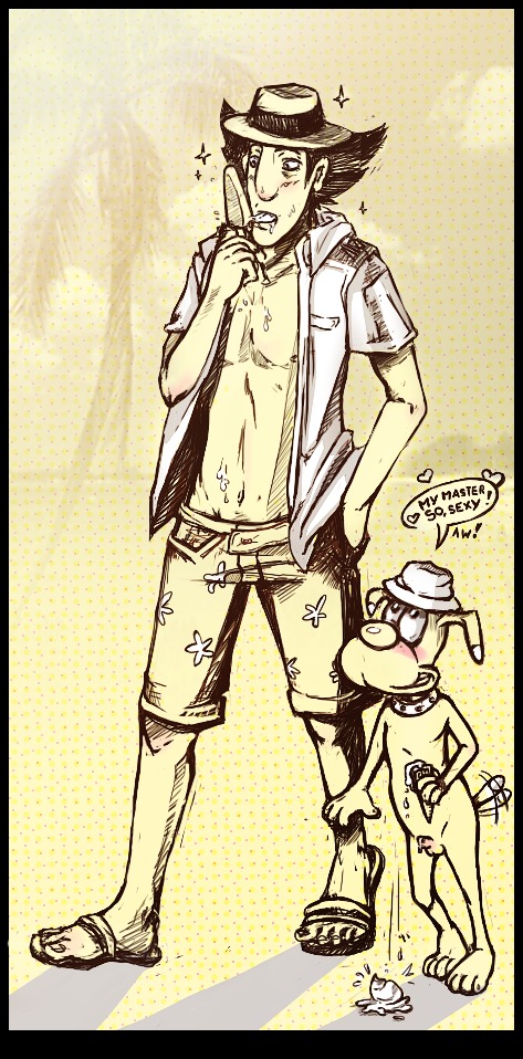 brain_(inspector_gadget) inspector_gadget inspector_gadget_(character) male male_only penis rule34 simping tagme what zoophilia