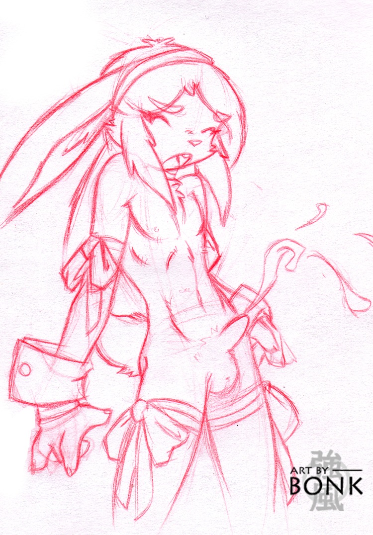 anthro balls bodily_fluids bonk clothed clothing crossdressing cum e621 erection femboy fur genital_fluids genitals graphite_(artwork) hair lagomorph legwear leporid male mammal monochrome nude orgasm penis pink_and_white rabbit simple_background sketch solo stockings traditional_media_(artwork) white_background young young_anthro young_male