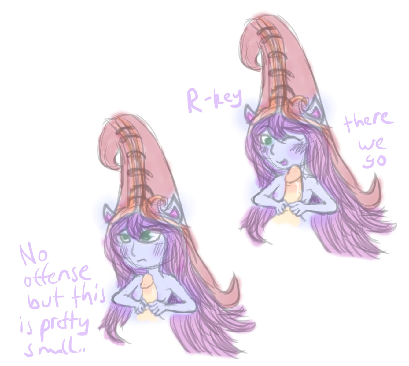 1boy 1girls female league_of_legends lulu_the_fae_sorceress male riot_games rule34 shortstack tagme yordle