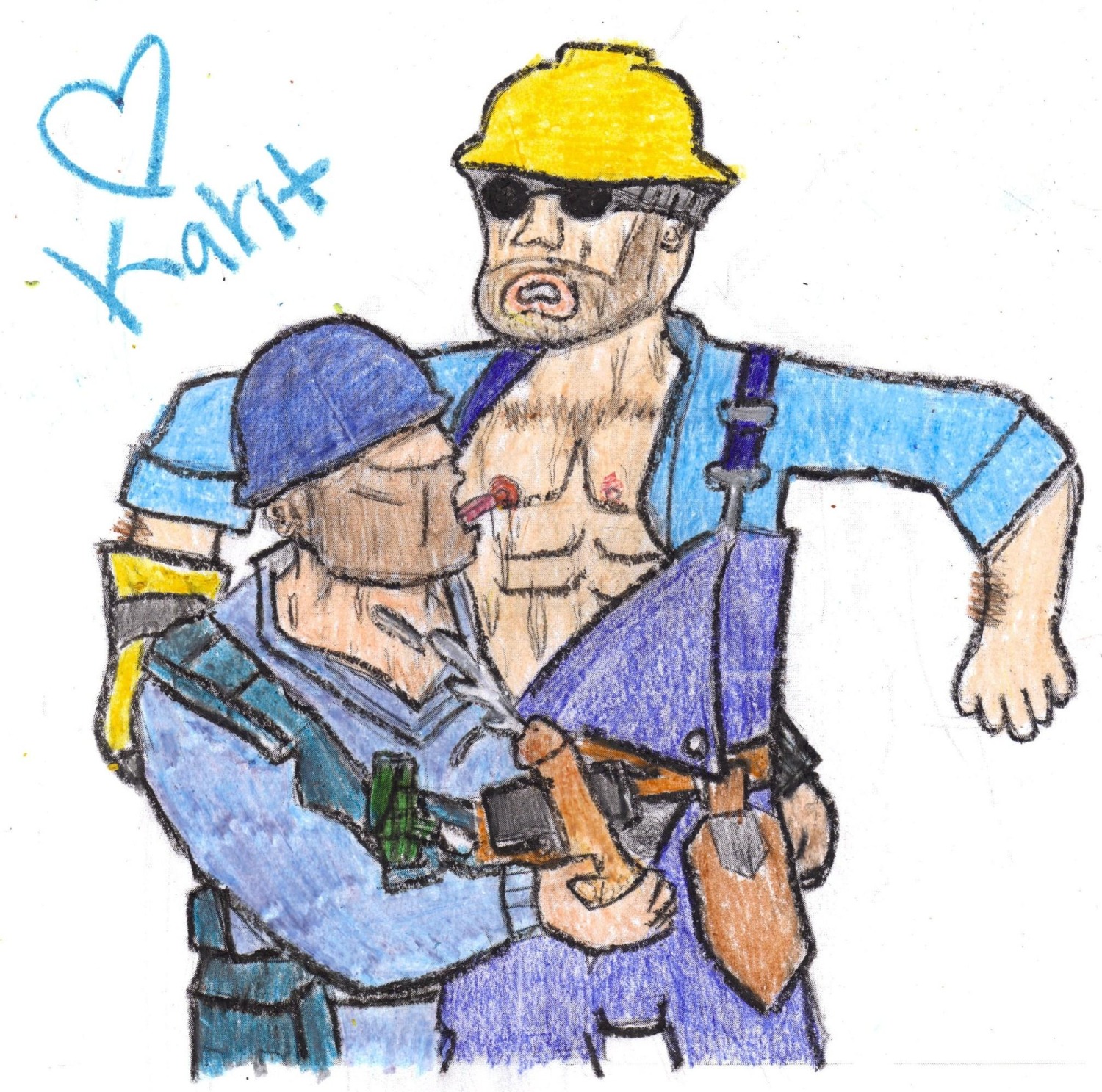 2d engineer_(team_fortress_2) human human_male human_only male male_only rule34 samboengie soldier_(team_fortress_2) team_fortress_2 yaoi