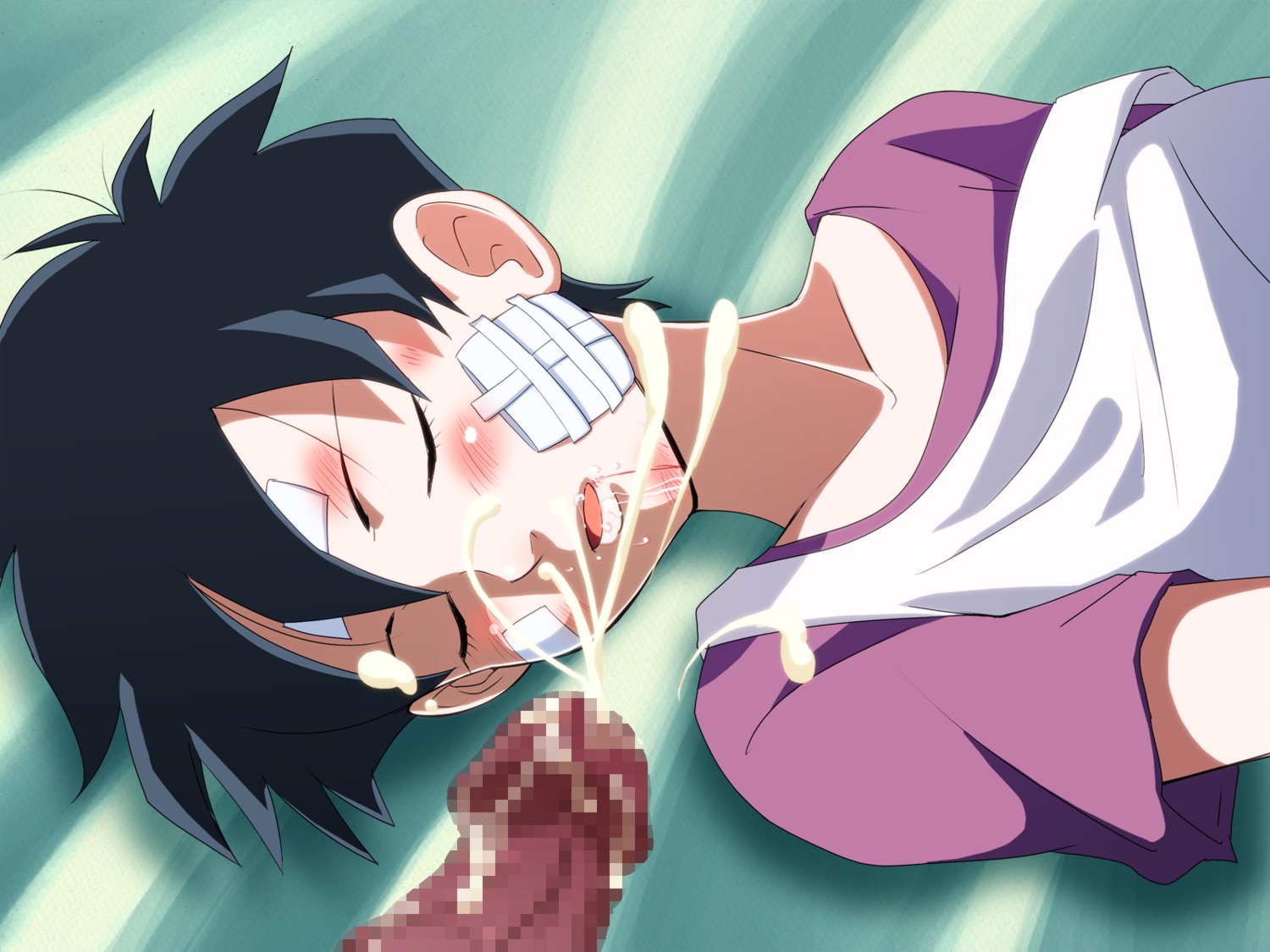 censored daughter dragon_ball dragon_ball_z erodon_hearts father father_and_daughter female human incest male mosaic_censoring mr._satan rule34 straight tagme videl