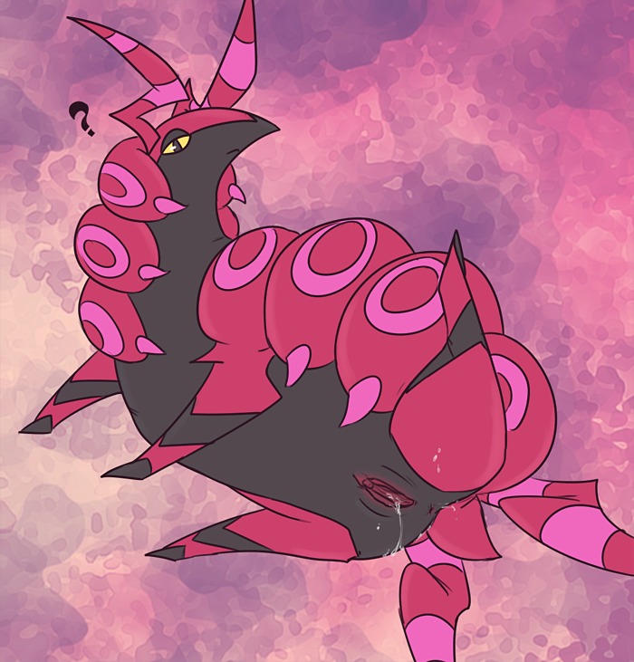 after_sex anus arthropod bodily_fluids clitoris cum cum_in_vagina cum_inside dripping e621 female feral generation_5_pokemon genital_fluids genitals lying myriapod nintendo on_side pokemon pokemon_(species) question_mark raised_leg rekka scolipede slightly_chubby solo vulva yellow_eyes