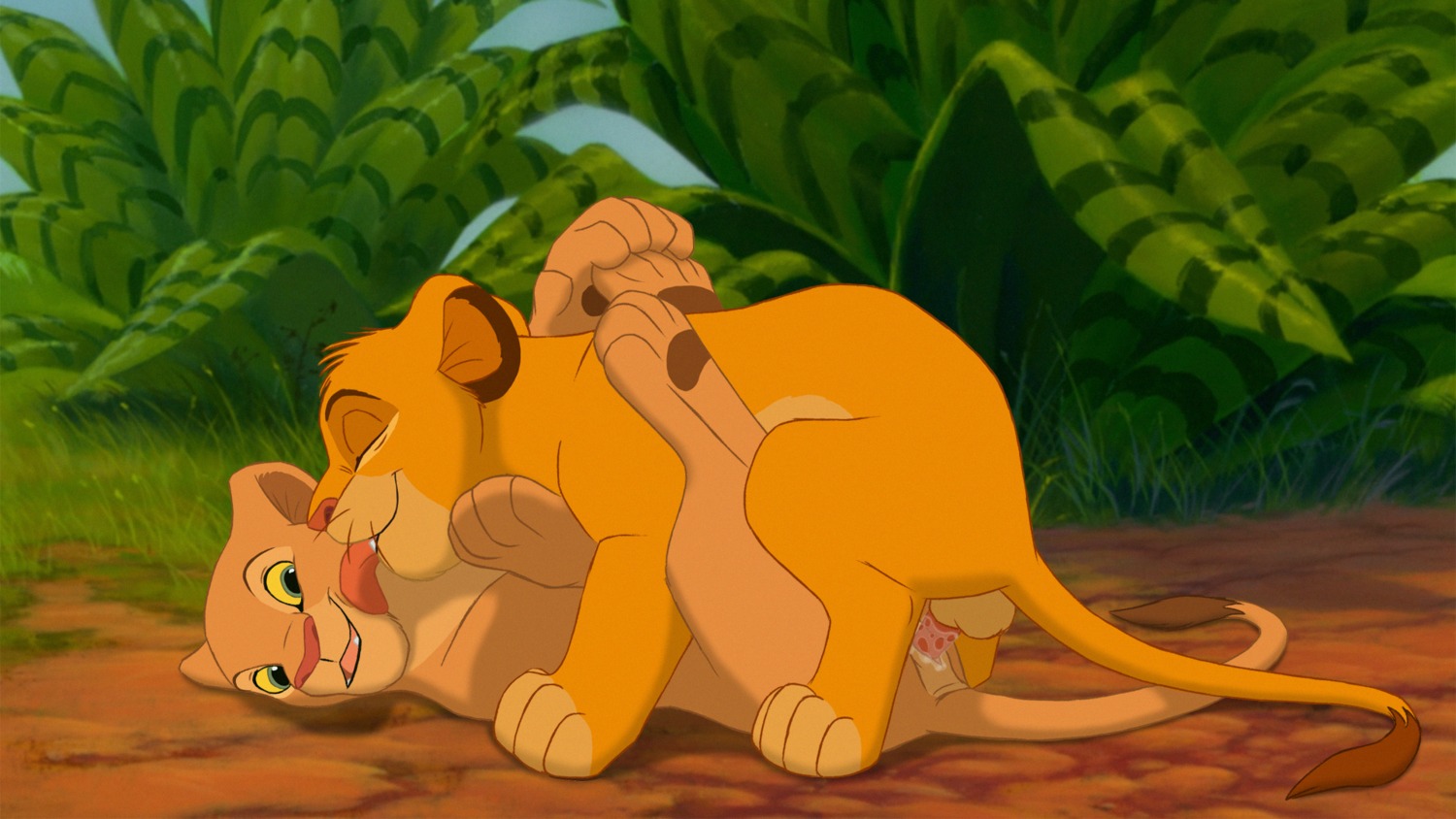 16:9 bodily_fluids canon_couple child child_on_child cum cum_in_vagina cum_inside cum_on_penis detailed_background digitigrade disney duo e621 erection felid female female_feral female_penetrated feral feral_on_bottom feral_on_feral feral_penetrated feral_penetrating feral_penetrating_feral from_front_position genital_fluids genitals hi_res legs_up licking lion lying male male/female male_feral male_penetrating male_penetrating_female mammal missionary_position nala_(the_lion_king) nude on_back on_model pantherine penetration penis quadruped sex side_view simba_(the_lion_king) smile spread_legs spreading table_lotus_position tail tail_tuft the_giant_hamster the_lion_king tongue tongue_out toony tuft vulva widescreen young young_female young_feral young_male young_on_young