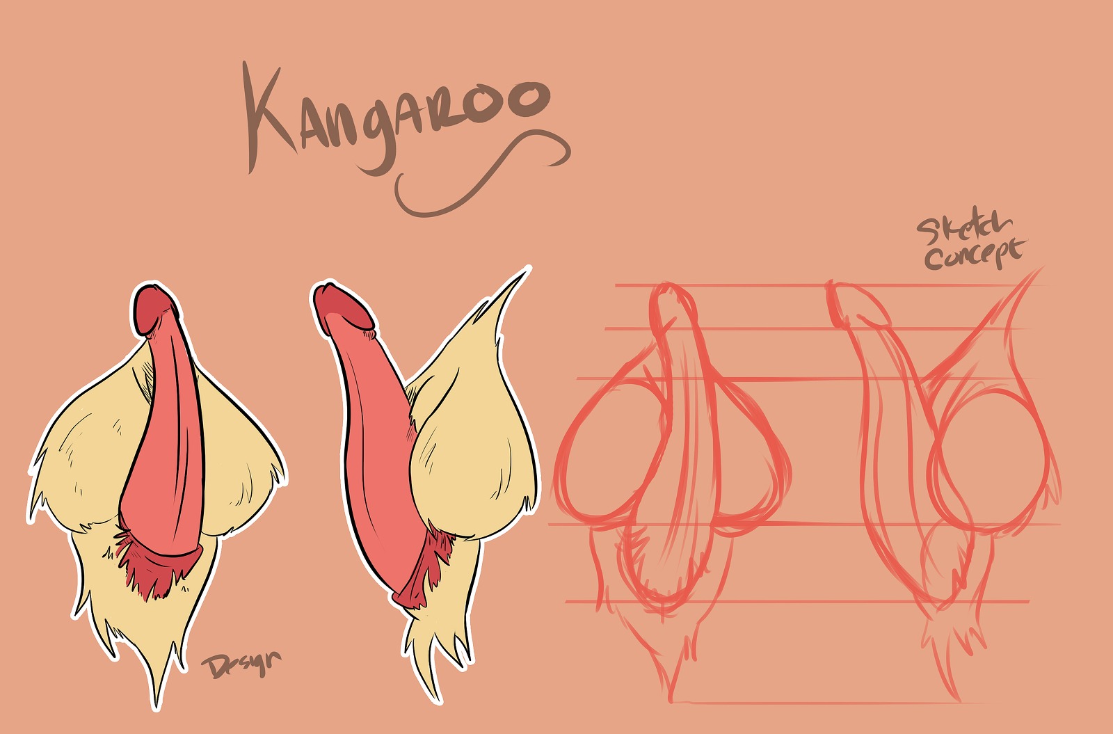 anatomically_inaccurate animal_genitalia animal_penis balls balls_above_penis cloacal_penis disembodied_penis e621 erection genital_shot genitals glans hi_res humanoid_genitalia humanoid_penis hybrid_genitalia hybrid_penis kaiza_teira kangaroo macropod male mammal marsupial marsupial_penis outline penis penis_shot pink_penis red_glans solo tan_balls tapering_penis