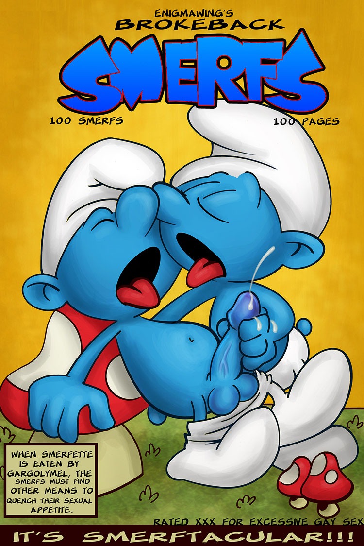 2boys balls blue_skin cap closed_eyes ejaculation enigmawing erection gay handjob holding_penis large_penis male masturbation mushrooms pants_down penis rule34 tagme tail the_smurfs tongue_kiss topless veiny_penis yaoi