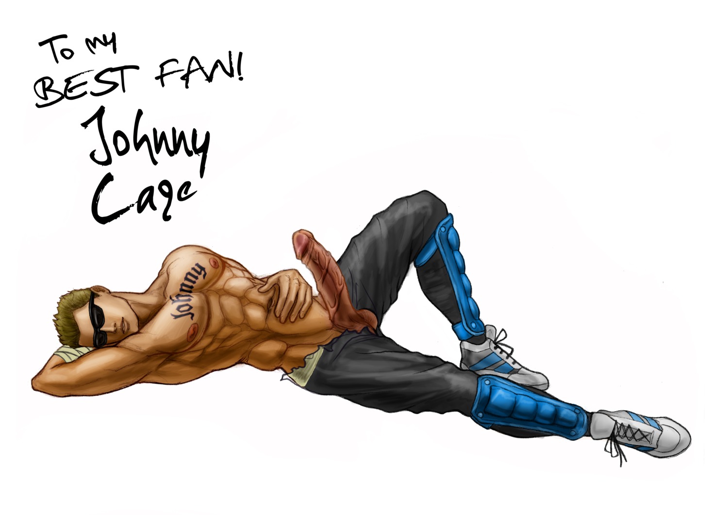1boy johnny_cage male male_only mortal_kombat rule34 solo