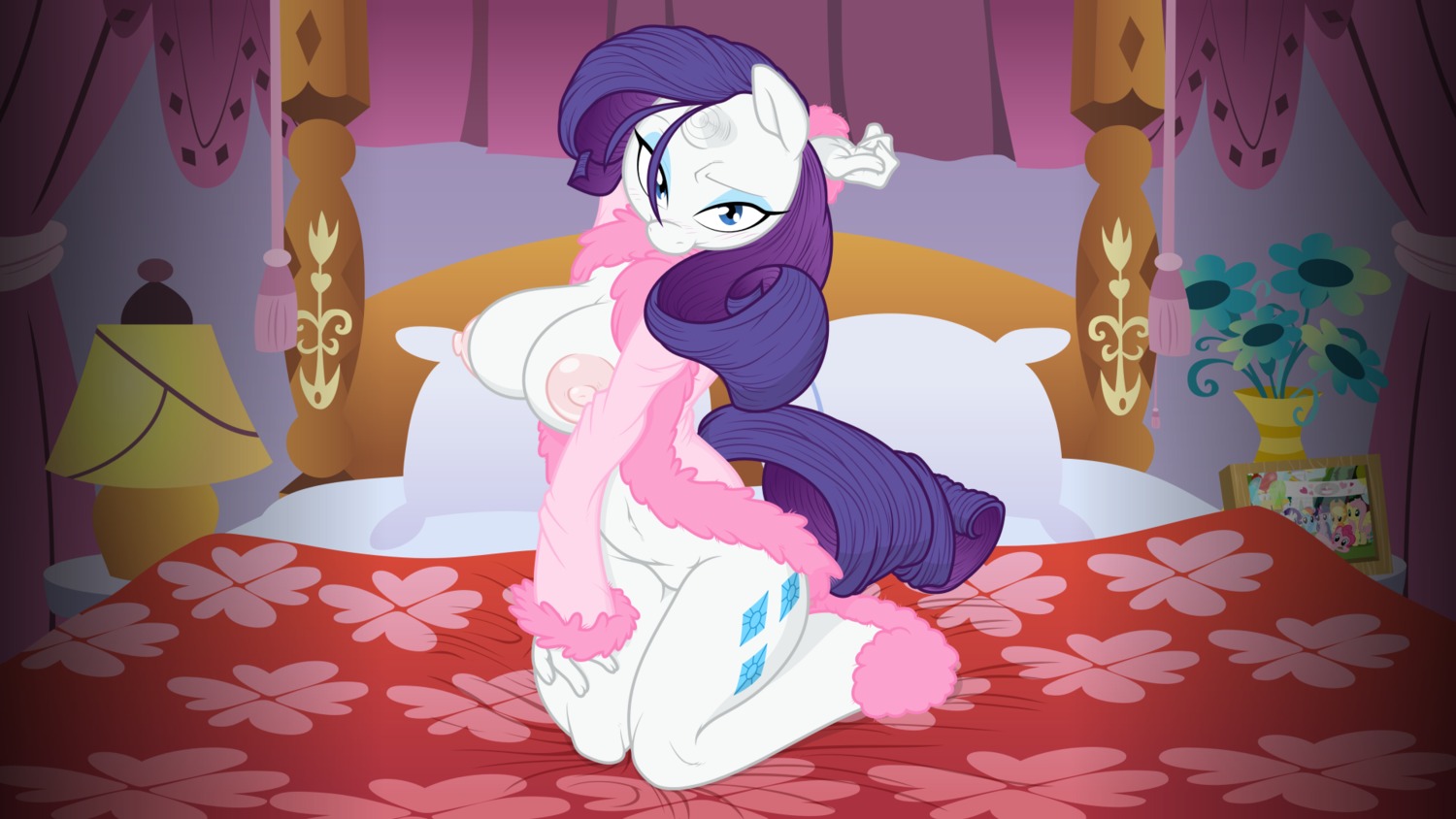 breasts female friendship_is_magic konnykon my_little_pony rarity_(mlp) rule34 smooth_skin zutheskunk