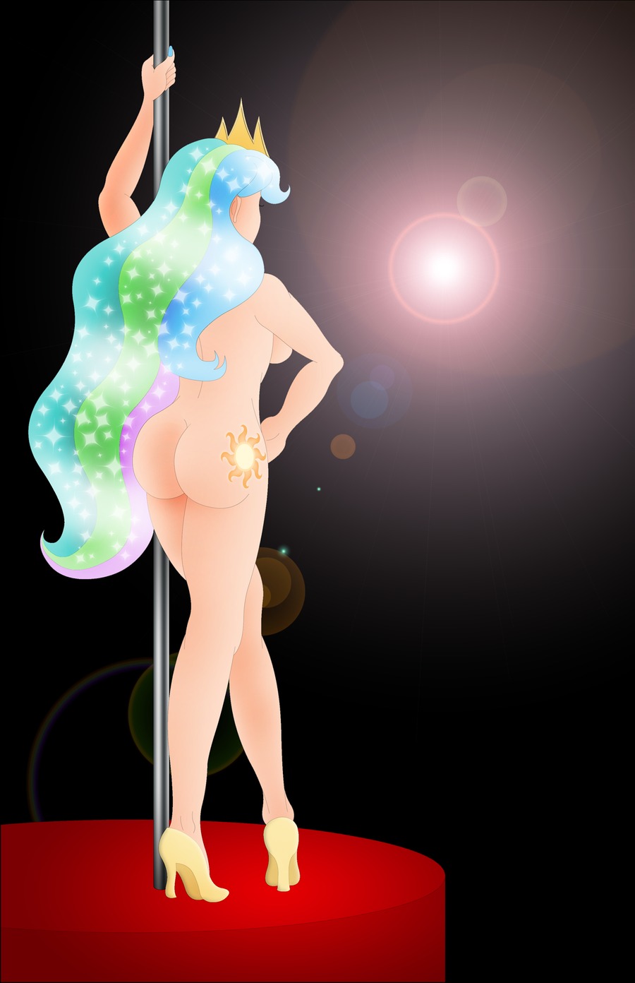 alex_layer female friendship_is_magic high_heels my_little_pony princess_celestia_(mlp) rule34 straight_hair tagme
