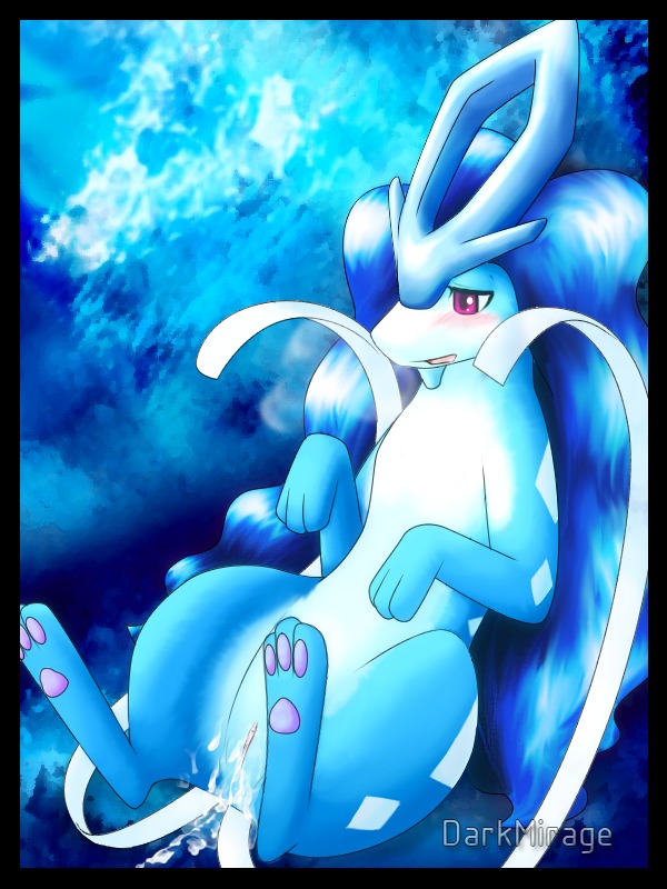 2009 3:4 after_sex black_border blue_body blue_fur blue_hair blue_theme blush bodily_fluids border clitoris countershading cum cum_in_vagina cum_inside darkmirage e621 female feral fur generation_2_pokemon genital_fluids genitals hair humanoid_genitalia humanoid_vulva legendary_pokemon nintendo open_mouth pawpads paws pink_eyes pokemon pokemon_(species) purple_eyes sitting solo suicune vulva white_body white_countershading