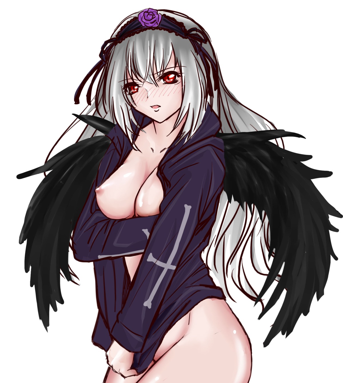 female pointy_chin rozen_maiden rule34 suigintou tagme