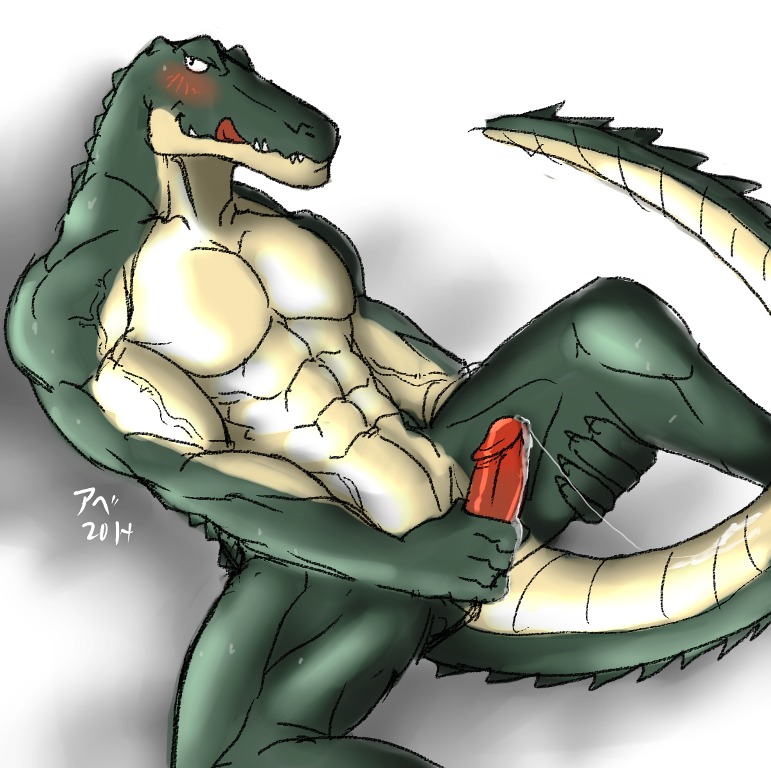 2014 abs after_masturbation anthro athletic biceps biped blush bodily_fluids claws crocodile crocodilian cum cum_on_hand cum_on_penis cum_on_self cum_on_tail cum_string cumshot e621 ejaculation erection fangs genital_fluids genitals green_body green_skin grin hentist humanoid_genitalia humanoid_penis leaking looking_at_viewer lying male masturbation muscular muscular_anthro nude on_back orgasm pecs penile penile_masturbation penis pose reptile scales scalie simple_background sitting smile solo spread_legs spreading tail teeth tongue tongue_out vein