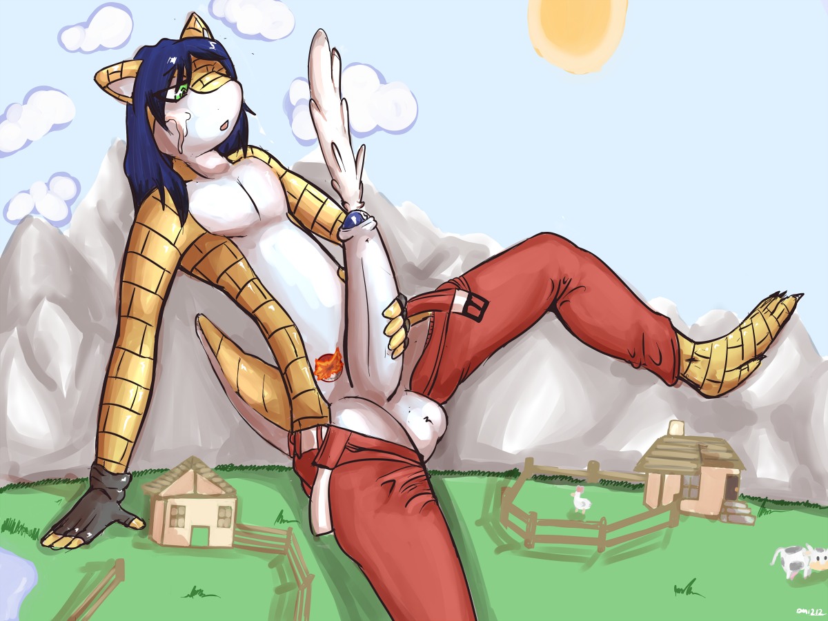 4:3 anthro balls big_penis biped blue_hair bodily_fluids cum cumshot e621 ejaculation erection foreskin generation_1_pokemon genital_fluids genitals green_eyes hair humanoid_genitalia humanoid_penis iliekbuttz macro male masturbation nintendo open_mouth orgasm partially_retracted_foreskin penile penile_masturbation penis pokemon pokemon_(species) pokemorph sandshrew solo tail