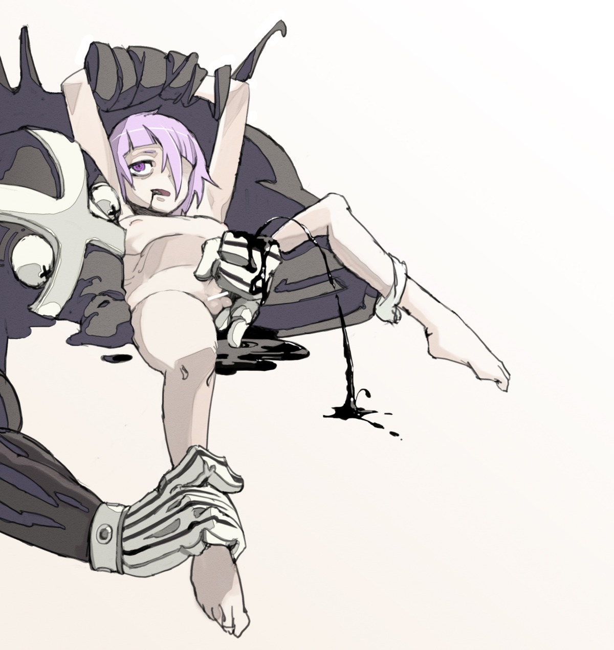 crona_(soul_eater) female ragnarok_(demon_sword) rule34 soul_eater tagme