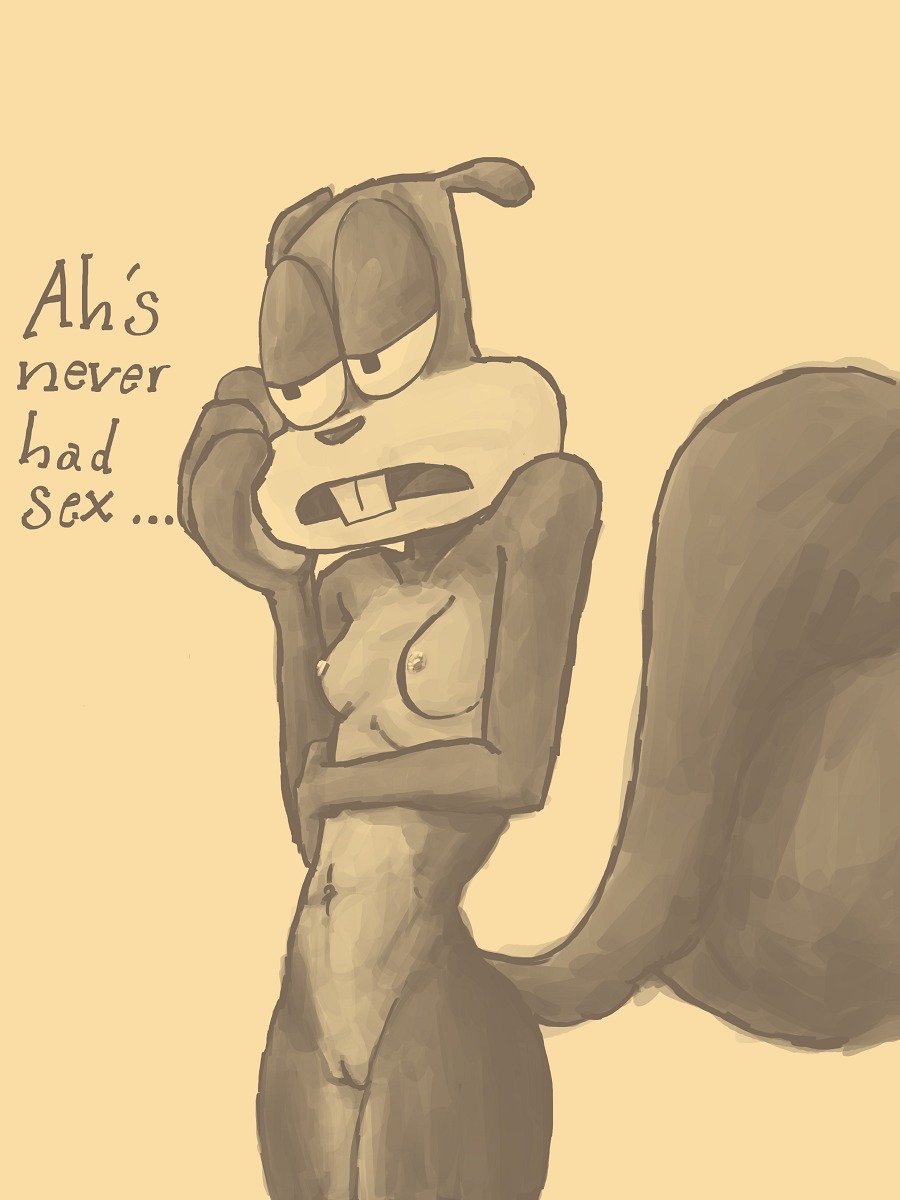 anthro female furry furry_only imaajfpstnfo nickelodeon rodent rule34 sandy_cheeks smooth_skin spongebob_squarepants squirrel tagme