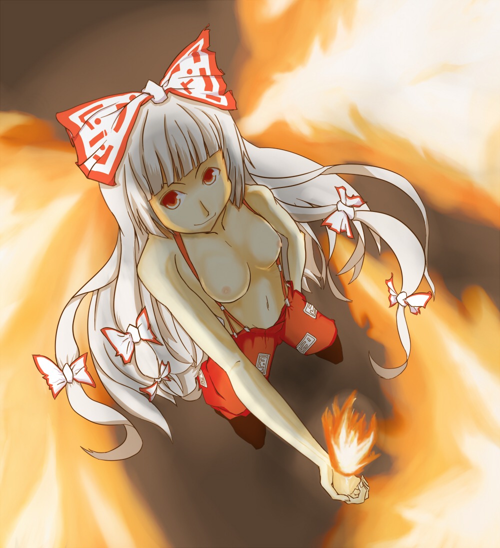female fujiwara_no_mokou rule34 tagme touhou