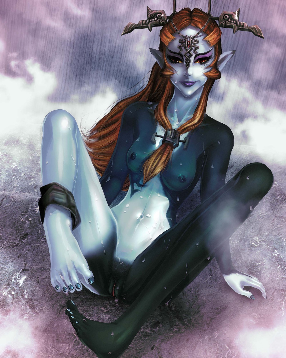 bcs female midna nintendo rule34 solo straight_hair the_legend_of_zelda twili twili_midna twilight_princess