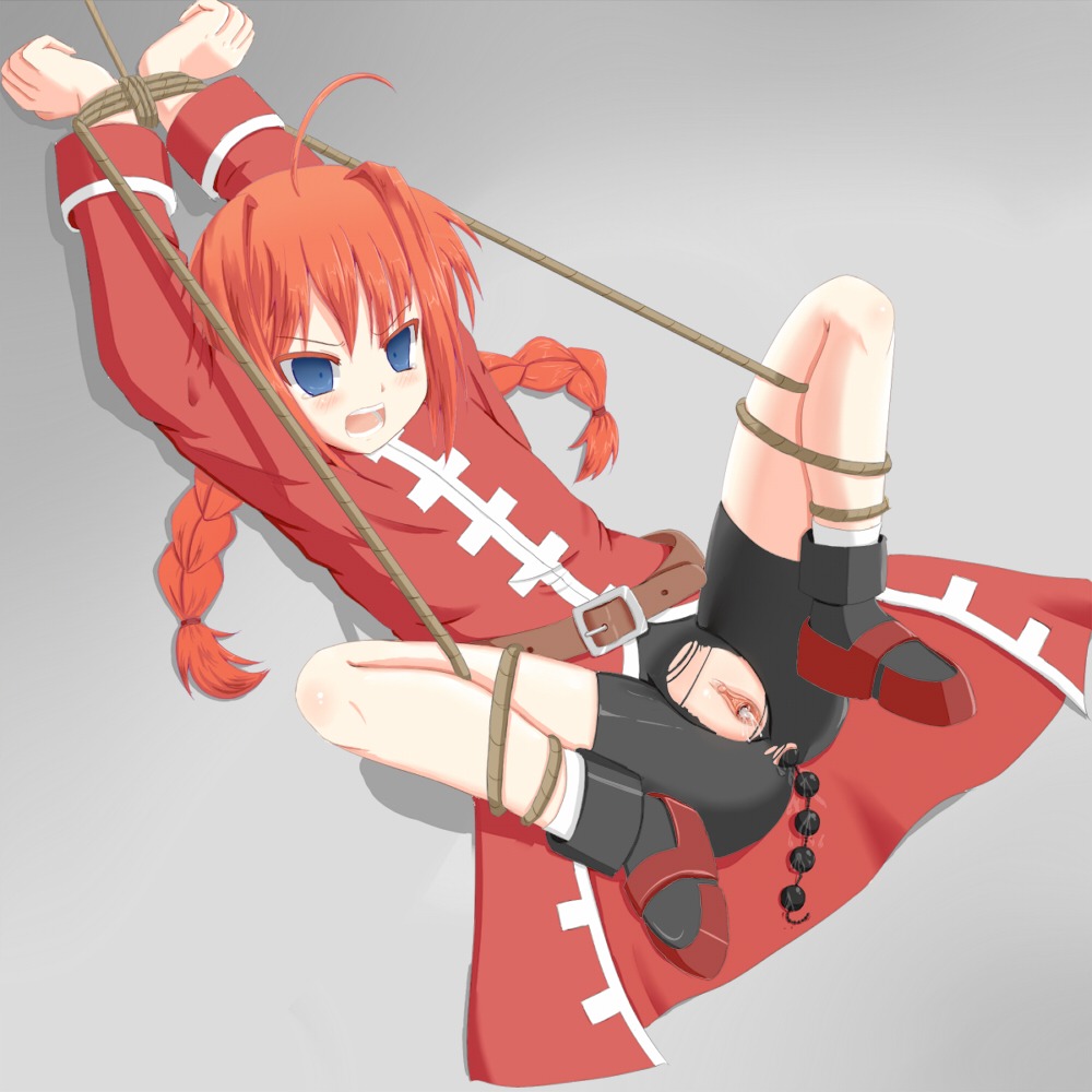 female lyrical_nanoha mahou_shoujo_lyrical_nanoha rope rule34 vita