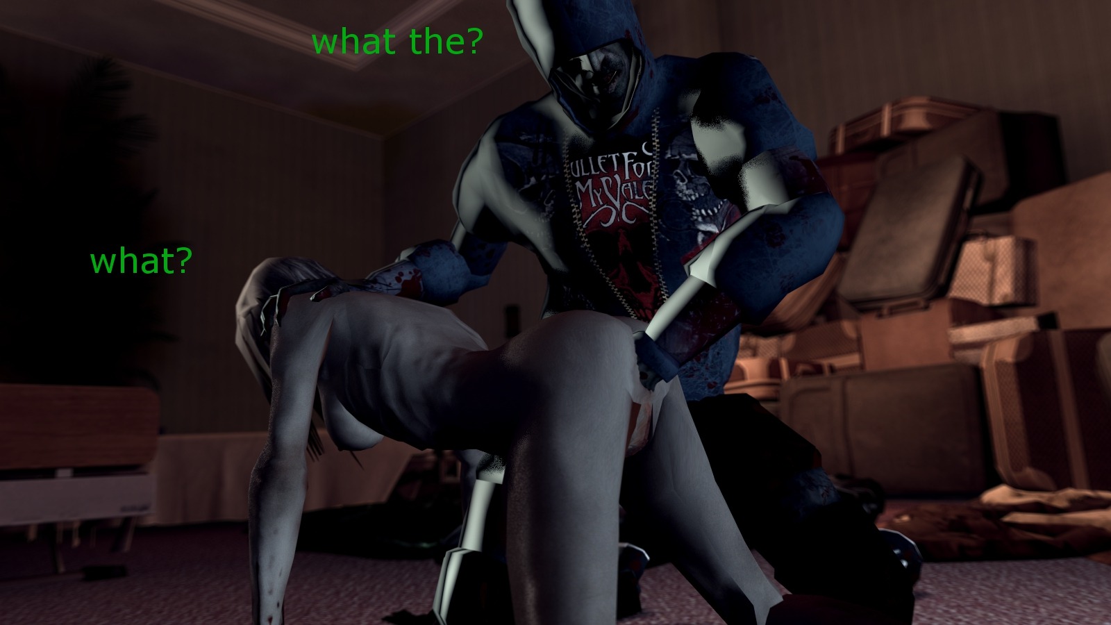 1boy 1girls 3d artist_request clothed clothed_male clothed_male_nude_female clothing completely_nude english_text female garry's_mod hunter_(left_4_dead) left_4_dead left_4_dead_(series) male nude nude_female rule34 straight text witch_(left_4_dead) zombie zombie_boy zombie_girl