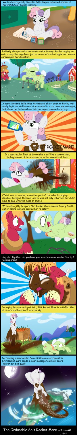 1_horn absurd_res apple_print big_macintosh_(mlp) big_pupils black_eyebrows black_text block blonde_hair blue_eyebrows blue_eyes blue_sky bodily_fluids bottle brown_cape brown_clothing brown_tail building cape carrot carrot_top_(mlp) carrying_another cart cheek_bulge clothing confident container crayon crossover curved_eyebrows cutie_mark dark_eyebrows dark_pupils dark_text day dc_comics derpy_hooves_(mlp) detailed_background diarrhea digital_media_(artwork) drinking e621 earth_pony elderly english_text equestria equid equine excessive_feces external_wall eyebrows eyelashes eyes_closed feathered_wings feathers featureless_limbs feces feces_in_hair feces_in_mouth feces_on_body feces_on_face feces_on_tail feces_on_tongue feces_on_wings feces_rocket female fence feral feral_with_hair flying focus_lines food food_cart food_print friendship_is_magic fur gaping_mouth gavalanche granny_smith_(mlp) grass green_body green_ears green_eyes green_face green_fur green_tree grey_body grey_feathers group hair harness hasbro head_horn hi_res high_place holding_bottle holding_container holding_object horn horse humor iris jewelry kerchief kerchief_only laxative letter_block light_body light_ears light_eyebrows light_face light_fur light_hair light_horn light_tail long_hair long_image looking_at_another looking_down male mammal monotone_body monotone_cape monotone_face monotone_fur monotone_hair monotone_horn monotone_tail moon mostly_nude mountain multicolored_clothing multicolored_hair multicolored_kerchief multicolored_neckerchief my_little_pony mythological_creature mythological_equine mythology neckerchief neckerchief_only necklace neckwear notebook obscured_character on_ground open_mouth orange_clothing orange_eyes orange_hair orange_kerchief orange_neckerchief outside outstretched_arms outward_slanted_eyebrows pegasus pink_hair pink_tail pink_tongue plant pony pooping pooping_on_another pooping_on_self profanity pupils pupils_only purple_hair purple_tail quadruped radial_speed_lines raised_inner_eyebrows red_body red_clothing red_ears red_eyes red_face red_fur red_kerchief red_neckerchief scared scatplay school_(building) sharp_horn short_fur short_hair shrub sitting sky small_iris small_pupils snails_(mlp) speed_lines star starry_sky superhero superman sweetie_belle_(mlp) tail tall_image tears text tongue toy_block trailing_speed_lines tree two_tone_clothing two_tone_hair two_tone_kerchief two_tone_neckerchief two_tone_tail unicorn unicorn_horn vegetable wagon_cart walker_(object) wall_(structure) what white_body white_ears white_face white_fur white_hair white_horn white_tail white_text window wings wrinkles yellow_body yellow_fur yellow_tail