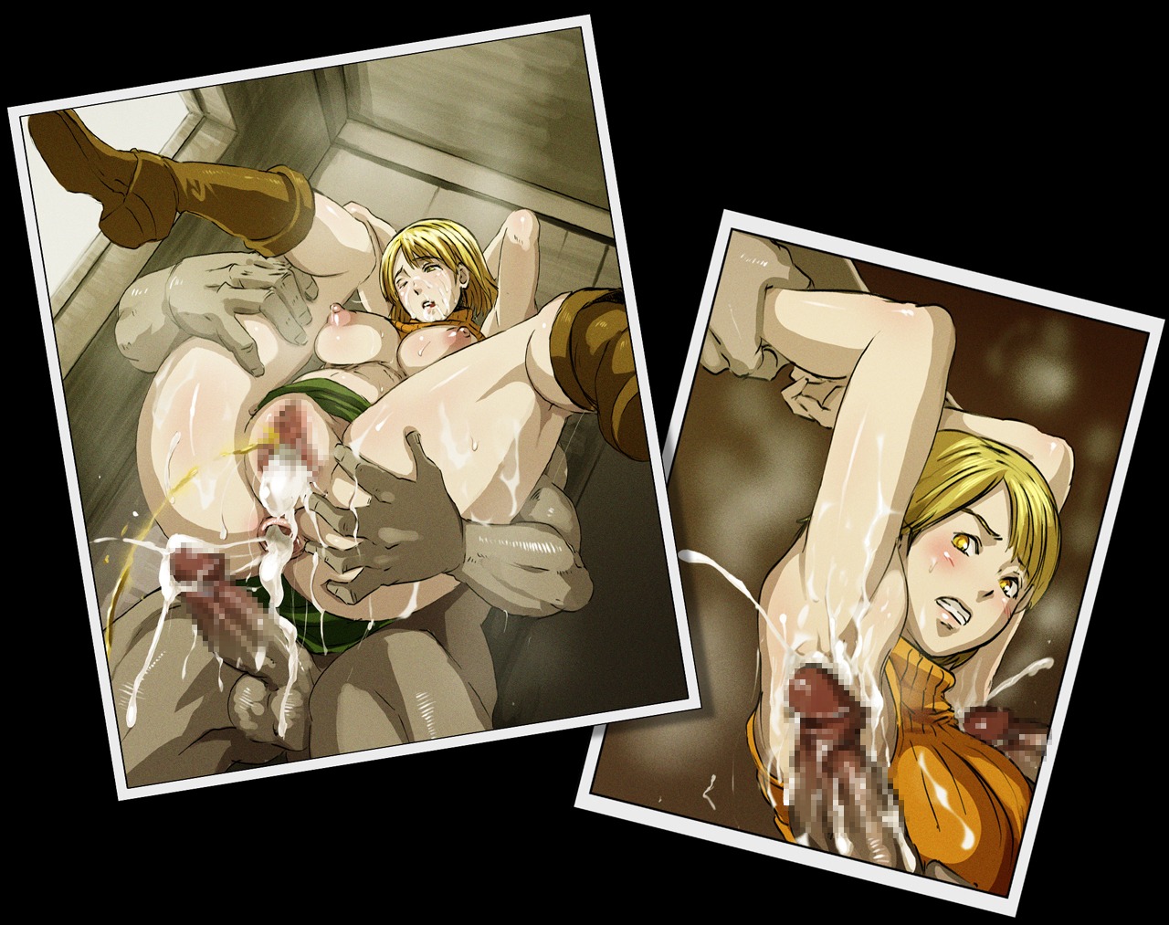 ashley_graham ashley_graham_(brooke_elizabeth_mathieson) butcha-u capcom eroquis female human male miniskirt resident_evil resident_evil_4 rule34 skirt straight