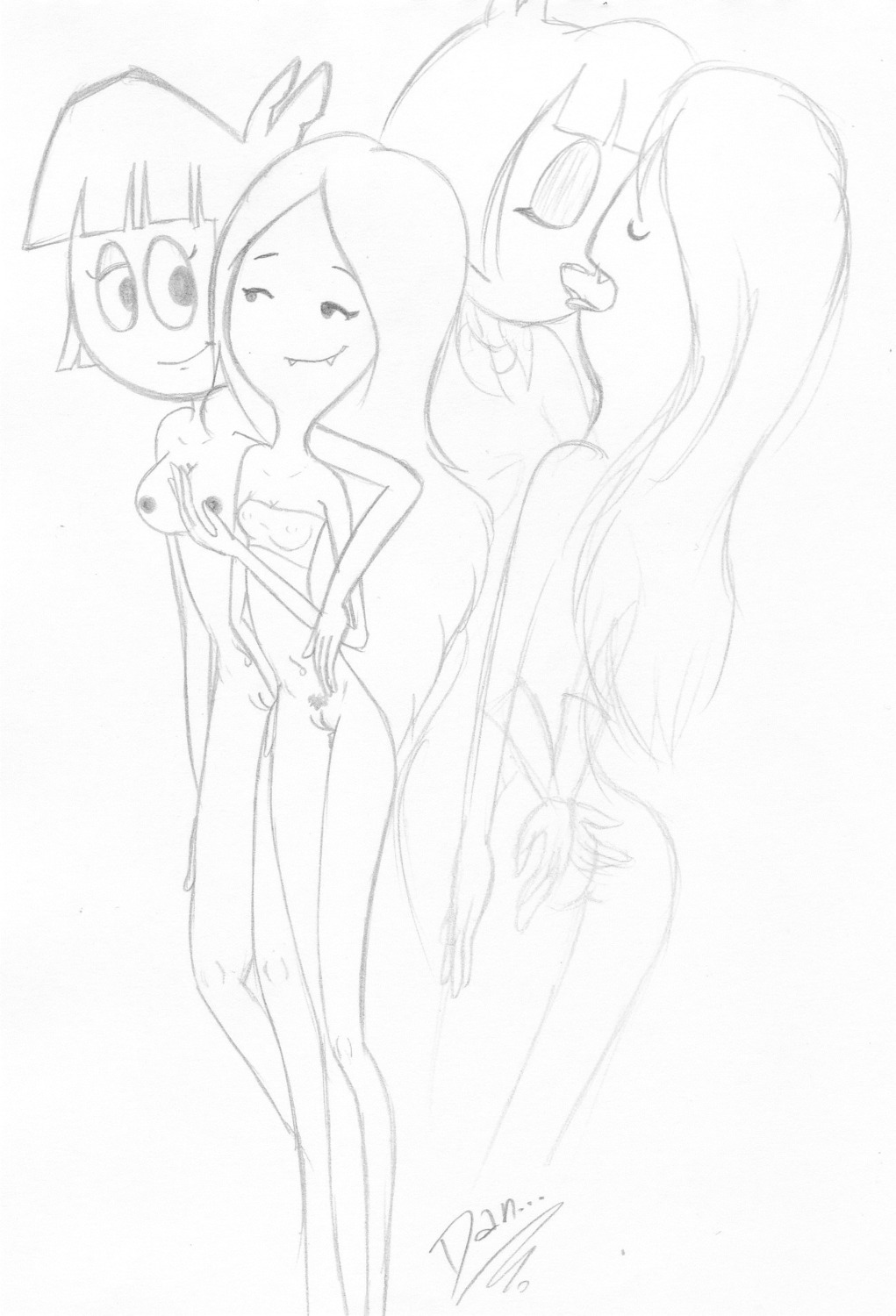 adventure_time amigodan creepy_susie crossover female marceline rule34 the_oblongs