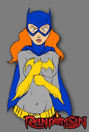 1girls animated barbara_gordon batgirl batman_(series) breasts dc dc_comics female female_only flashing flashing_breasts human looking_at_viewer nipples randomsin rule34 solo superheroine